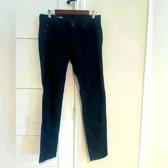 AG Adriano Goldschmied The Jegging Super Skinny Fit Dark Denim Size 32R- EUC - Picture 1 of 6